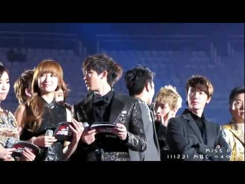 [HD fancam] 111231 MBC Gayo Dae Jejun Ending - Siwon, Donghae, Eunhyuk focus