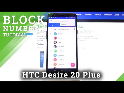 How to Block Phone Number on HTC Desire 12 Plus – Block Calls
