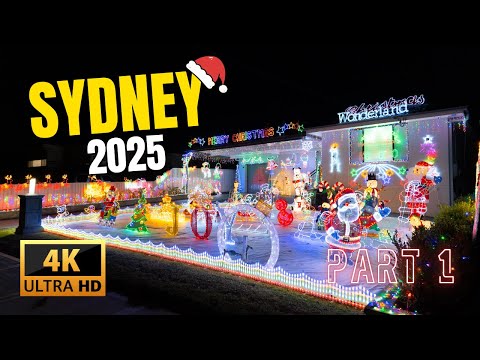 CHRISTMAS LIGHTS SYDNEY 2025: Walking Tour of the Best Decorated Houses Part 1