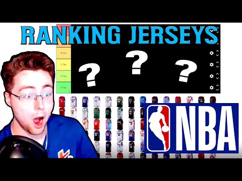 RANKING NBA JERSEYS (ALL VERSIONS) NBA CITY, ALTERNATE, HOME/AWAY!! NBA Jersey Tier List Ranking