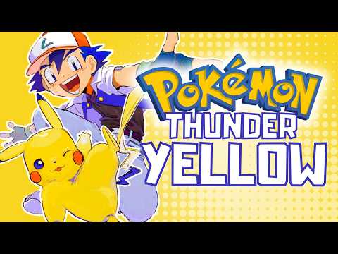 🟡 Fui Feito de Idiota Zerando Pokémon Yellow Legacy & Thunder Yellow 🟡