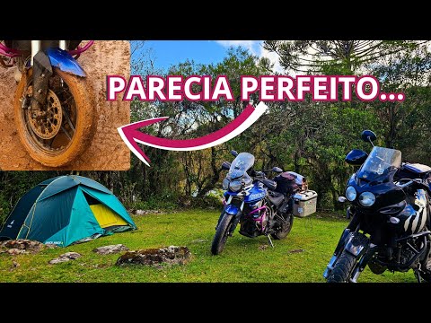 Acampando em Jaquirana de moto: ninguém me avisou disso