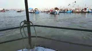 preview picture of video 'Ganga Yamuna Merger At Triveni Sangam Prayag'