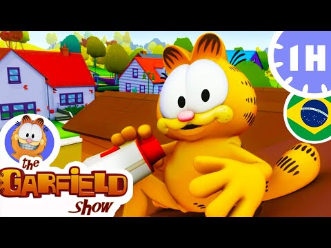 😉 Garfield salva seus amigos ! 😉 - Episódio Completo HD
