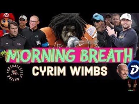 Morning Breath Show - Guest Cyrim Wimbs former Miami Hurricane | KJ Orborne on fire | SHIB & CRO