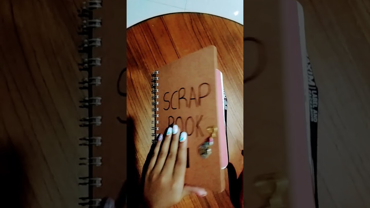 first two pages in my scrap book 🔵 and 🟤