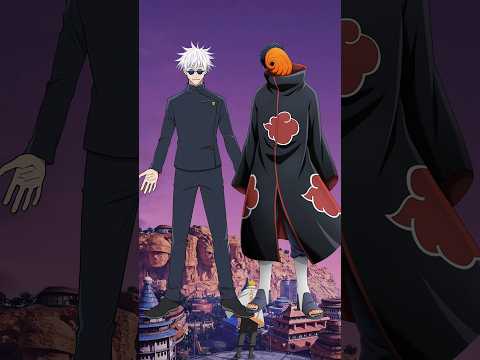 Who is stronger ? #gojo #naruto #jujutsukaisen