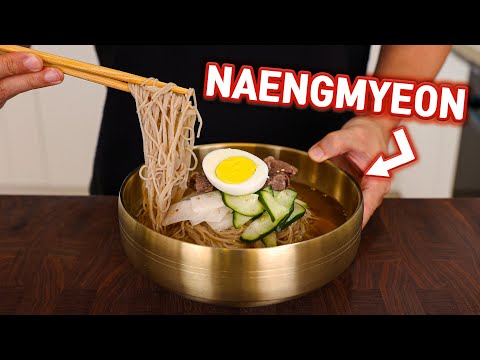 Quick & Easy Korean COLD NOODLE SOUP l MUL NAENGMYEON Recipe