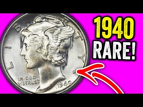 1940 MERCURY DIMES WORTH MONEY - SUPER VALUABLE SILVER COINS!!