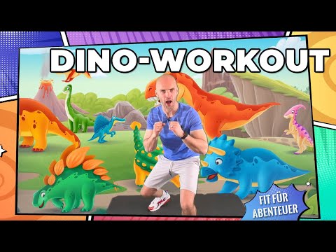 Dinosaurier-Fans aufgepasst: Das DINO WORKOUT - Fitness & Spaß für Kinder - Fit für Abenteuer!