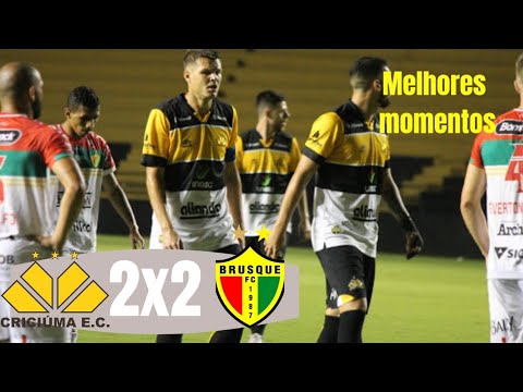Criciúma 2x2 Brusque | Campeonato catarinense | Gols e melhores momentos 25/03/2021