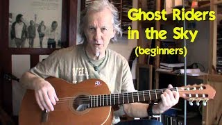 Ghost Riders in the Sky: easy guitar
