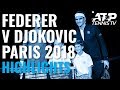 Extended Highlights: Roger Federer v Novak Djokovic, Paris 2018 Semi-Final