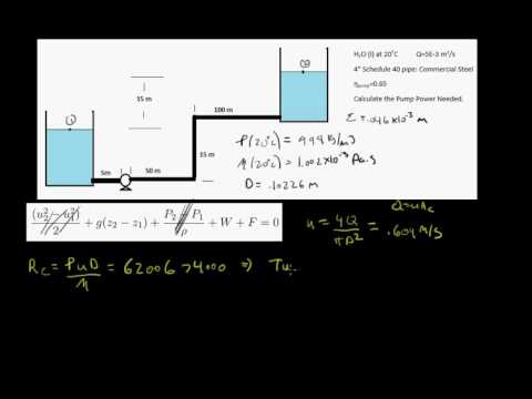 Pipe and Pumping Problem (Fluids 7)