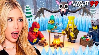 Building The ULTIMATE SNOW BIOME BASE in 99 NIGHTS!!