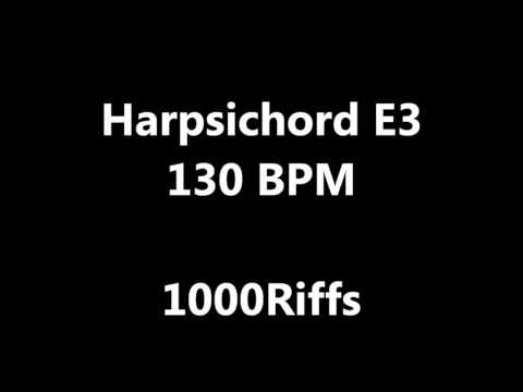 Harpsichord E3 Metronome : 130 BPM - Beats Per Minute