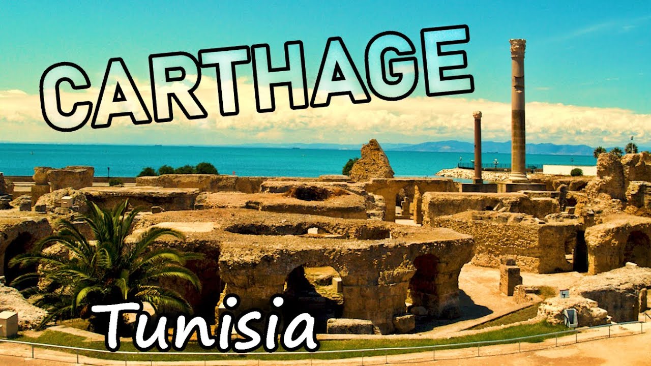 Was Carthage a coastal city in present-day Tunisia?