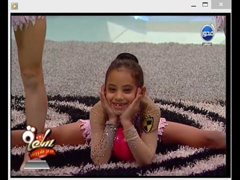 فريق وادى دجلة للجمباز الايقاعى فى برنامج "ساعة مع شريف" على قناة المحور مايو 2014