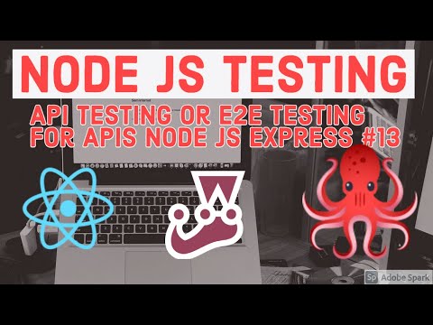 API Testing or E2E Testing for APIs Node JS Express 13