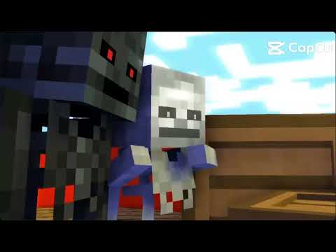 Back Wither X Skeleton So Cute 🖤🖤🤍🤍just That is The This Monster School