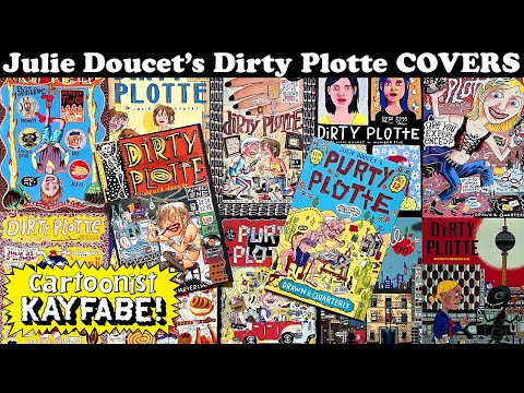 Julie Doucet's Dirty Plotte Covers Gallery