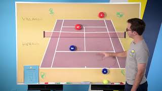 Getting lobbed to death?  Try the "Bounce Overhead Guy" play