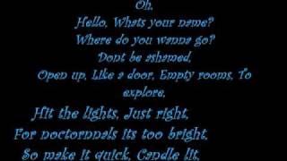 Nickasaur- Blue Eyed Brunette (lyrics)