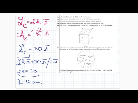 Evaluare Nationala 2020 - Testul 35 - Subiectul 1 - Teste de antrenament - Clasa a 8-a
