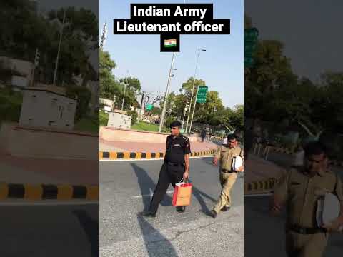 Indian Lieutenant officer killer entry #shorts #armylover #armyofficer