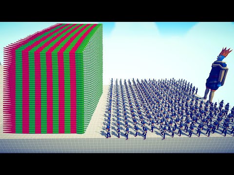 MEDIEVAL ARMY + GIANT KING vs 5x EVERY GOD - Totally Accurate Battle Simulator TABS