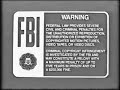 1986 Disney FBI Warning Screens Gray Variant