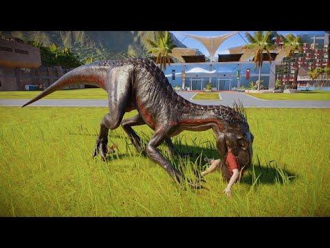 Indominus Rex vs Indoraptor Breakout | Jurassic World Evolution 2 | Dinosaurs Fighting