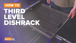 How to Replace 3rd Level Dishrack part # W11027154 on Your Whirlpool Dishwasher