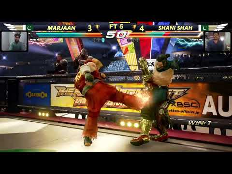 MARJAAN VS SHANI SHAH( FT 5) Tekken Pakistan Live Stream.