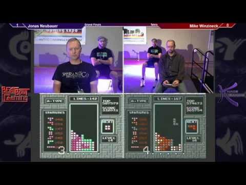 2012 Tetris World Championships Top 8 FINAL ROUND - Jonas Neubauer VS Mike Winzineck