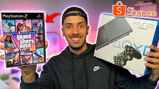 Comprei o GTA 6 e um PLAYSTATION 2 na SHOPEE! KKKKKKK Me Emocionei...