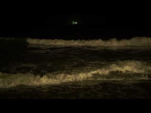 Fall Asleep with Powerful Waves at Night on Museddu Beach 😴 Ocean Sounds for Deep Sleeping