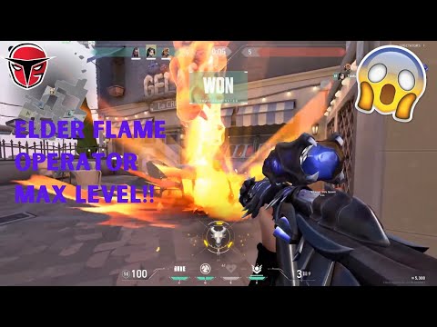 NEW VALORANT SKIN - ELDER FLAME OPERATOR MAX LEVEL WITH IN GAME HIGHLIGHTS!