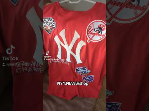 Get yourself one of these beautiful New York #Yankees 27x World Series Champions Tee