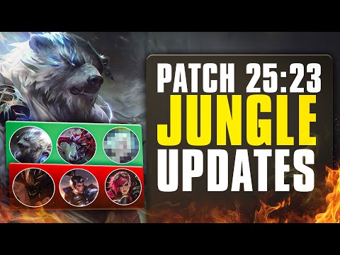 NEW JUNGLE TIER LIST (25.23) 📈 Best Champions To Gain LP