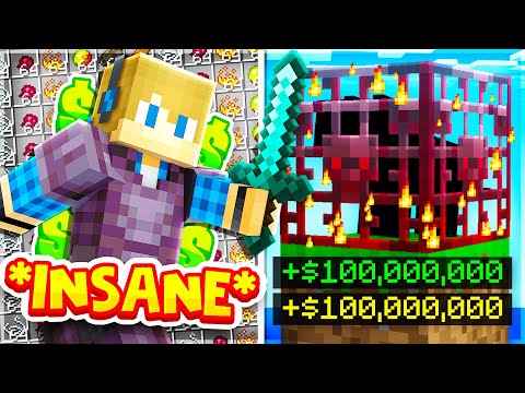 CREATING THE BEST SPAWNER FARM ON THE SERVER! | Minecraft Skyblock | ChaosCraft
