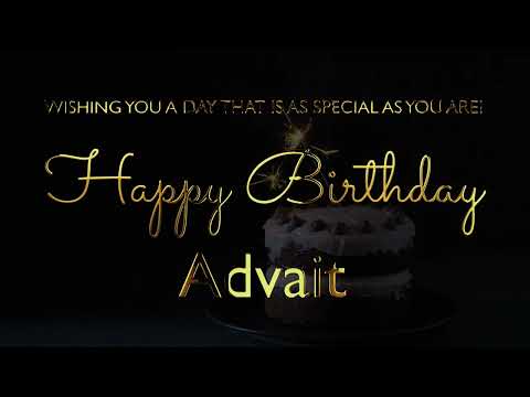 Happy Birthday Advait
