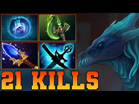 21 Kills Winter Wyvern Support OR Carry ?? Winter Wyvern Dota 2 Build Guide Pro Gameplay 7.39
