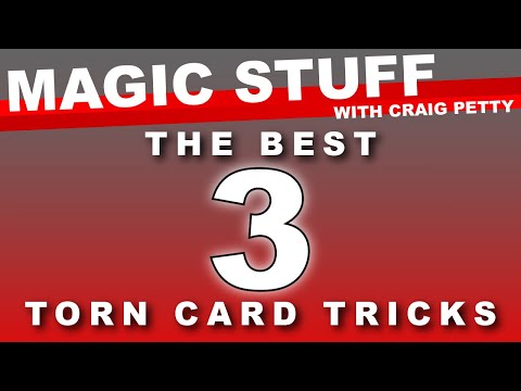 The BEST 3 Torn Playing Card Tricks You Have Never Seen | Magic Stuff With Craig Petty