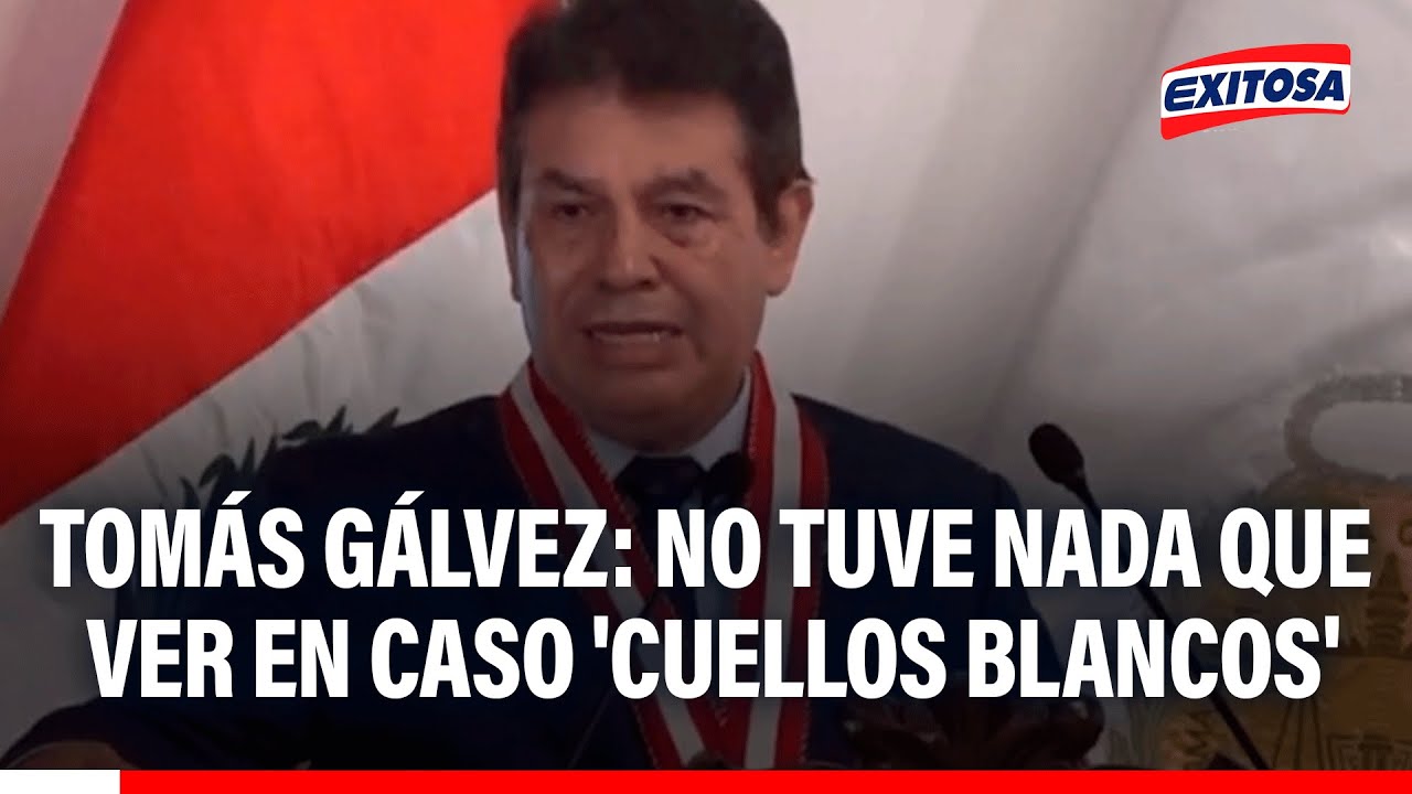 🔴🔵 Tomás Gálvez: "Yo no tenía absolutamente NADA QUE VER con los Cuellos Blancos"