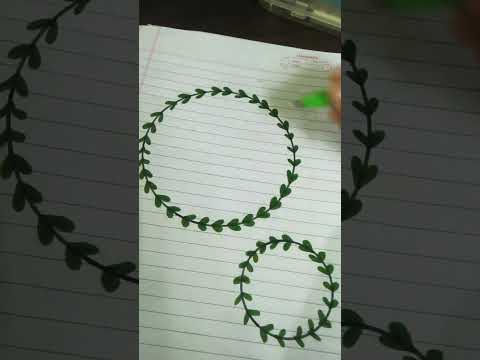 2nd Term page decoration |#shorts #idea #woundercrfti