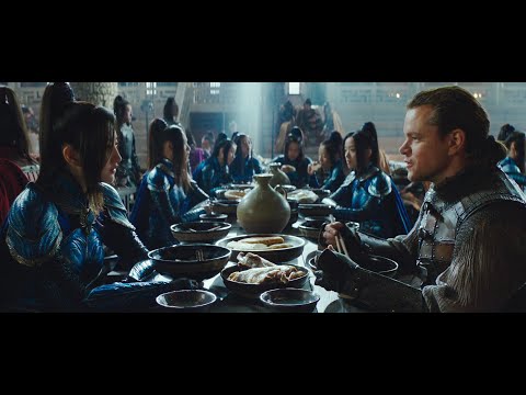 The Great Wall (2016) - Mess Hall Shoot Bow Arrow scene