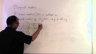 Chapter 04.01: Lesson: What is a diagonal matrix?