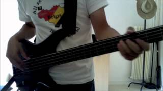 Fretless Bass cover : through the day -- brad