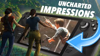 Uncharted on Steam Deck is OK